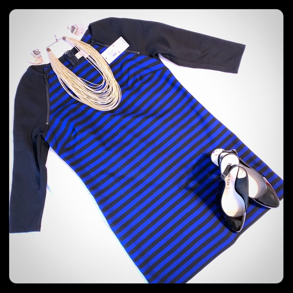 NWT Michael Kors Striped Dress